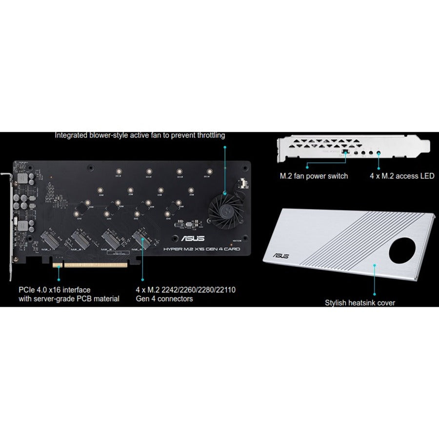 Asus M.2 to PCI Express Adapter — HYPER M.2 X16 GEN 4 CARD