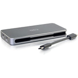 C2G Dual Monitor Docking Station - USB C to 4K HDMI, DIsplayPort & VGA — 54439