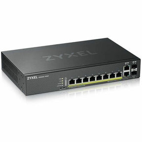 ZYXEL GS2220-10HP 8-Port Gigabit L2+ Managed and Nebula Pro Cloud Managed Switch | 8 PoE+ Ports at 180W with 2 SFP Uplinks — GS2220-10HP