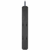 Eaton Tripp Lite Series Safe-IT 6-Outlet Surge Protector, 2 USB Charging Ports, 10 ft. Cord, 5-15P Plug, 990 Joules, Antimicrobial Protection, Black — TLP610BUAM