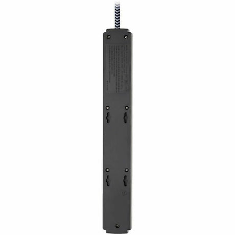 Eaton Tripp Lite Series Safe-IT 6-Outlet Surge Protector, 2 USB Charging Ports, 10 ft. Cord, 5-15P Plug, 990 Joules, Antimicrobial Protection, Black — TLP610BUAM