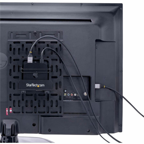 StarTech.com Universal TV Accessory Mount - Adjustable Behind TV or Wall Mount - Media Players/Router/AV Extenders/Apple TV - 11lb (5kg) — MDBOXMNT