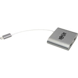 Eaton Tripp Lite Series USB-C Adapter, Dual HDMI 4K MST Adapter (M/2xF), Gray — U444-06N-2H-MST