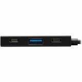 Eaton Tripp Lite Series 4-Port USB-C Hub - USB 3.x Gen 2 (10Gbps), 2x USB-A & 2x USB-C Ports, Thunderbolt 3, Aluminum Housing — U460-004-2A2C-2