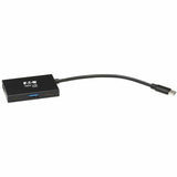 Eaton Tripp Lite Series 4-Port USB-C Hub - USB 3.x Gen 2 (10Gbps), 2x USB-A & 2x USB-C Ports, Thunderbolt 3, Aluminum Housing — U460-004-2A2C-2