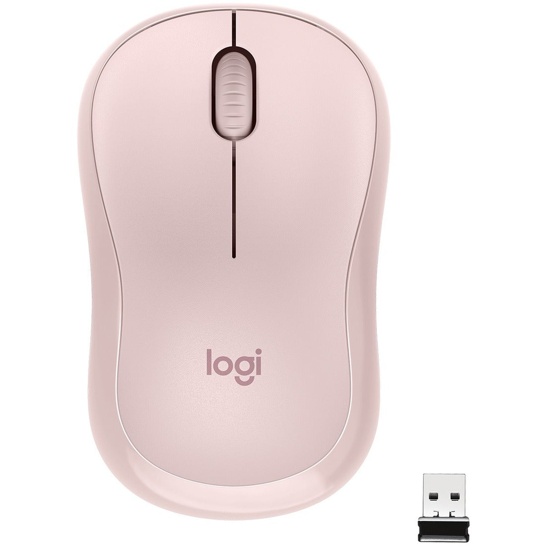 Logitech M220 SILENT Wireless Mouse, 2.4 GHz with USB Receiver, 1000 DPI Optical Tracking, 18-Month Battery, Ambidextrous, Compatible with PC, Mac, Laptop (Off-white) — 910-006126