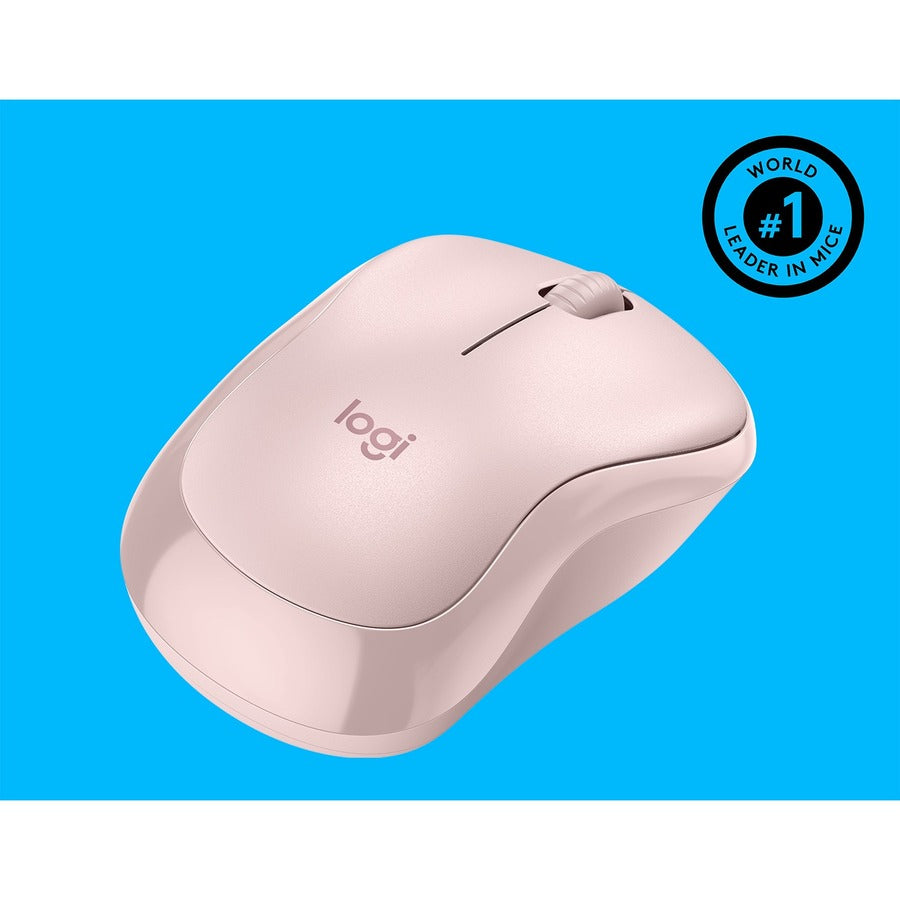 Logitech M220 SILENT Wireless Mouse, 2.4 GHz with USB Receiver, 1000 DPI Optical Tracking, 18-Month Battery, Ambidextrous, Compatible with PC, Mac, Laptop (Off-white) — 910-006126