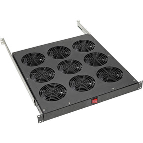 Eaton Tripp Lite Series Fan Tray for 19 in. Racks - 1U, 9 120V High-Performance Fans, 864 CFM, C14 Inlet — SRFANTRAY9
