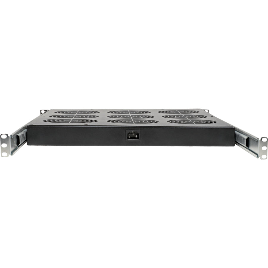 Eaton Tripp Lite Series Fan Tray for 19 in. Racks - 1U, 9 120V High-Performance Fans, 864 CFM, C14 Inlet — SRFANTRAY9