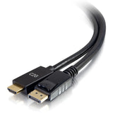 C2G 3ft DisplayPort to HDMI Cable - DP to HDMI Adapter Cable - DisplayPort 1.2a HDMI 1.4b - 4K 30Hz - M/M — 54432
