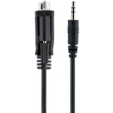 StarTech.com 3ft (1m) DB9 to 3.5mm Serial Cable for Serial Device Configuration, RS232 DB9 Male to 3.5mm for Calibrating via Audio Jack — 9M351M-RS232-CABLE