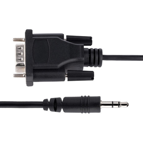 StarTech.com 3ft (1m) DB9 to 3.5mm Serial Cable for Serial Device Configuration, RS232 DB9 Male to 3.5mm for Calibrating via Audio Jack — 9M351M-RS232-CABLE