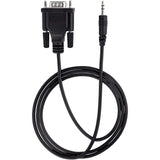 StarTech.com 3ft (1m) DB9 to 3.5mm Serial Cable for Serial Device Configuration, RS232 DB9 Male to 3.5mm for Calibrating via Audio Jack — 9M351M-RS232-CABLE