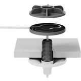 Logitech Mic Pod Pendant Mount - Ceiling pendant mount for Rally Mic Pod microphones — 952-000123