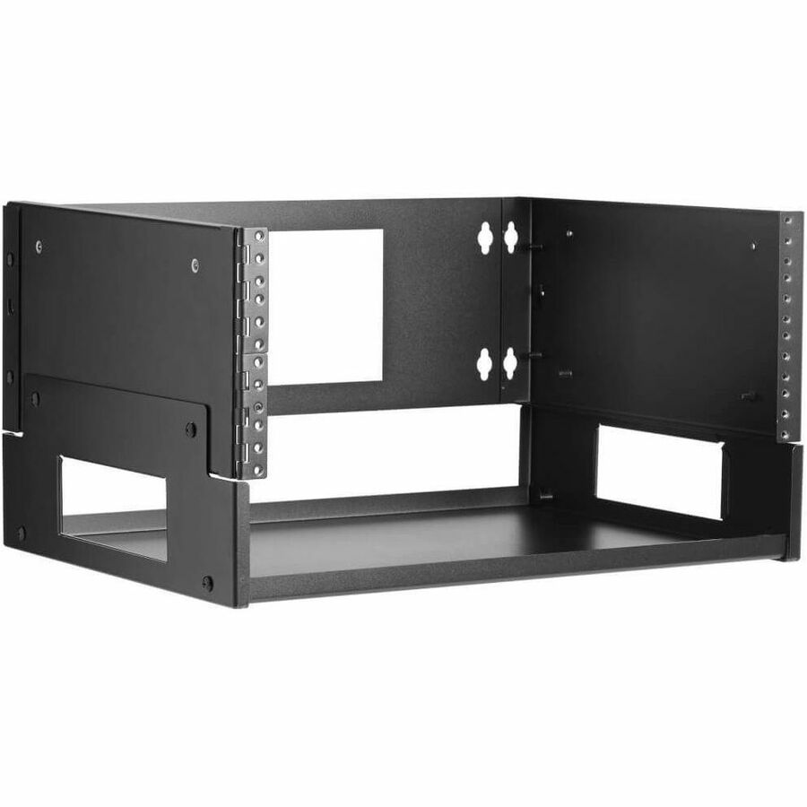 Eaton Tripp Lite Series 4U Wall-Mount Bracket with Shelf for Small Switches and Patch Panels, Hinged — SRWO4UBRKTSHELF