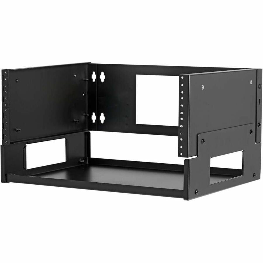 Eaton Tripp Lite Series 4U Wall-Mount Bracket with Shelf for Small Switches and Patch Panels, Hinged — SRWO4UBRKTSHELF