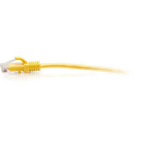 C2G 15ft Cat6a Snagless Unshielded (UTP) Slim Ethernet Cable - Cat6a Slim Network Patch Cable - PoE - Yellow — C2G30172