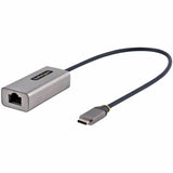 StarTech.com USB-C to Ethernet Adapter, 10/100/1000 Mbps, Gigabit Network Adapter, ASIX AX88179A, 1ft/30cm Cable, Windows/macOS/Linux — US1GC30B2