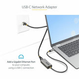 StarTech.com USB-C to Ethernet Adapter, 10/100/1000 Mbps, Gigabit Network Adapter, ASIX AX88179A, 1ft/30cm Cable, Windows/macOS/Linux — US1GC30B2