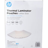 HP S200 Laminator Letter Size Pouches — 91013T
