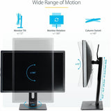 StarTech.com Free Standing Single Monitor Mount, Height Adjustable Ergonomic Monitor Desk Stand, For VESA Mount Displays up to 32" (15lb) — FPPNEUSTND