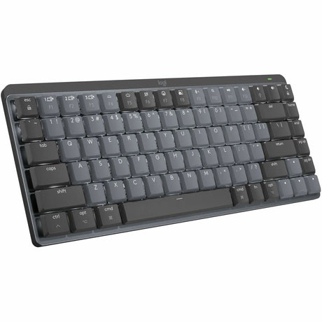 Logitech MX Mechanical Mini for Mac Wireless Illuminated Keyboard, Low-Profile Switches, Tactile Quiet Keys, Space Gray — 920-010831