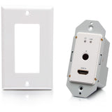 C2G 1-Gang HDMI HDBaseT Wall Plate Transmitter, RS232, IR over Cat Extender — C2G30021
