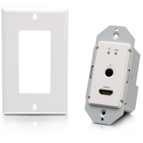 C2G 1-Gang HDMI HDBaseT Wall Plate Transmitter, RS232, IR over Cat Extender — C2G30021