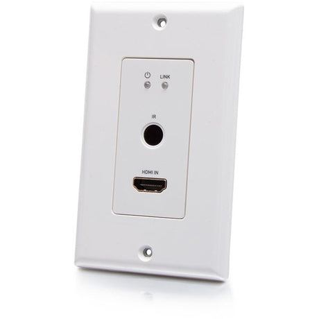C2G 1-Gang HDMI HDBaseT Wall Plate Transmitter, RS232, IR over Cat Extender — C2G30021