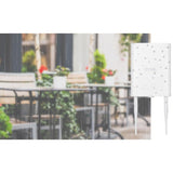 Zyxel WiFi 6 AX1800 Wireless Gigabit Outdoor Access Point | IP55 Rated | Mesh, Seamless Roaming & MU-MIMO | WPA3-PSK Security | Cloud, App or Direct Management | PoE+ Injector Included | NWA55AXE