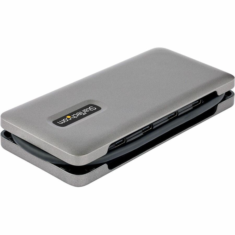 StarTech.com 4-Port USB-C Hub, USB 3.2 Gen 2, 10Gbps, 100W Power Delivery Pass-Through, 12.6in (32cm) Cable, Portable USB Expansion Hub — HB31CM4CPD3