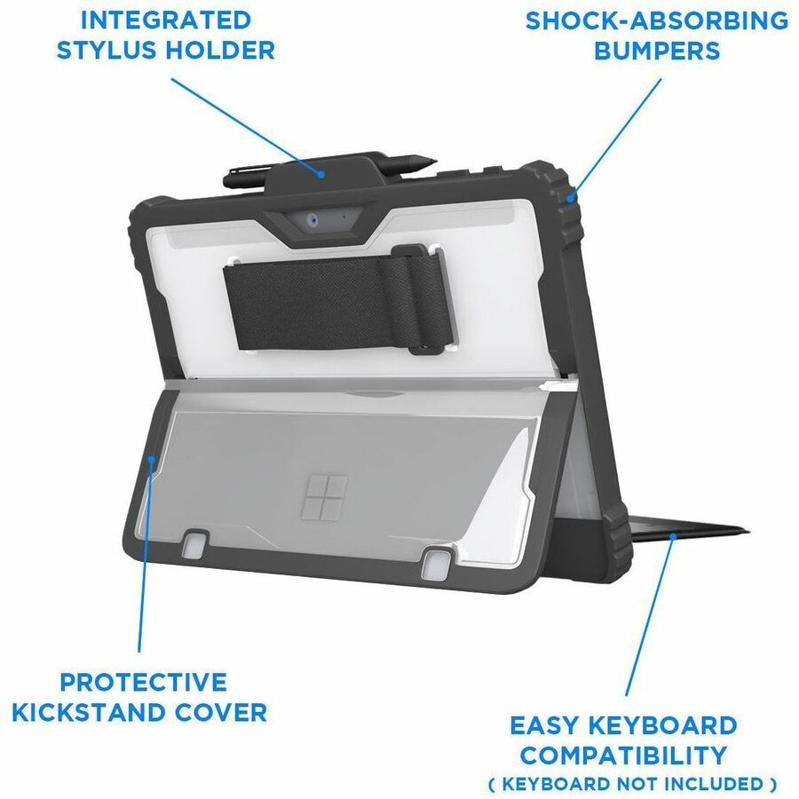 Extreme Shell for Microsoft Surface Pro 9/10/11 13" (Black) — MS-ES-SP-G9-BLK