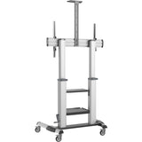 Eaton Tripp Lite Series Safe-IT Heavy-Duty Rolling TV Cart with Height-Adjusting Crank Handle for 60 to 100-inch Displays — DMCS60100XXCK