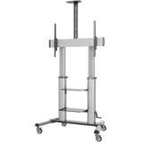 Eaton Tripp Lite Series Safe-IT Heavy-Duty Rolling TV Cart with Height-Adjusting Crank Handle for 60 to 100-inch Displays — DMCS60100XXCK