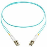 Eaton Tripp Lite Series 10Gb Duplex Multimode 50/125 OM3 OFNP Fiber Patch Cable (LC/LC) - Aqua, 2 m (6.6 ft.), TAA — N820-02M-TAA