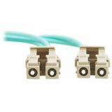 Eaton Tripp Lite Series 10Gb Duplex Multimode 50/125 OM3 OFNP Fiber Patch Cable (LC/LC) - Aqua, 2 m (6.6 ft.), TAA — N820-02M-TAA