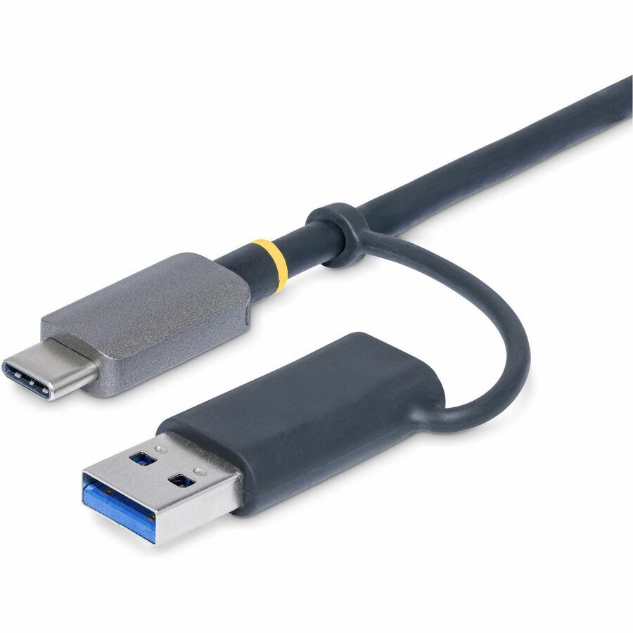 StarTech.com USB 3.0 Multi-Media Memory Card Reader, SD/microSD/CompactFlash, USB-C 5Gbps External Card Reader with Attached USB-A Adapter — FCREADMICRO3V2