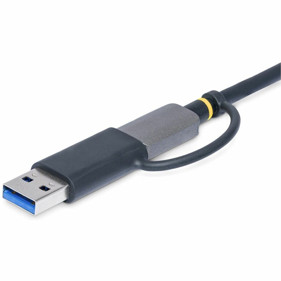 StarTech.com USB 3.0 Multi-Media Memory Card Reader, SD/microSD/CompactFlash, USB-C 5Gbps External Card Reader with Attached USB-A Adapter — FCREADMICRO3V2