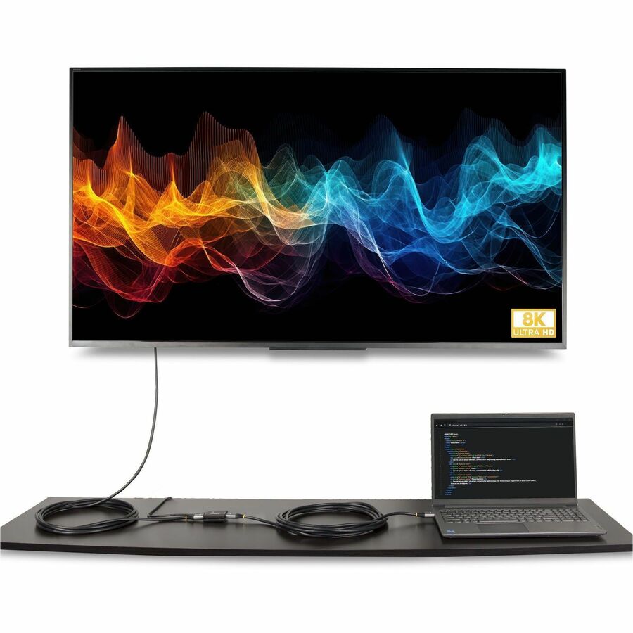 StarTech.com Video Extender Transmitter/Receiver — 33FT-8K-HDMI-BOOSTER