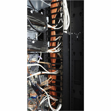 APC NetShelter Cable Management, Vertical Cable Manager, Hinged Covers, for NetShelter SX 750mm W 48U, Set of 2, 109 x 2184 x 13 mm — AR7589
