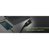 IOGEAR USB-C To USB-C 5 Gbps 6.6 Ft. (2m) Cable — G2LU3CCM12E