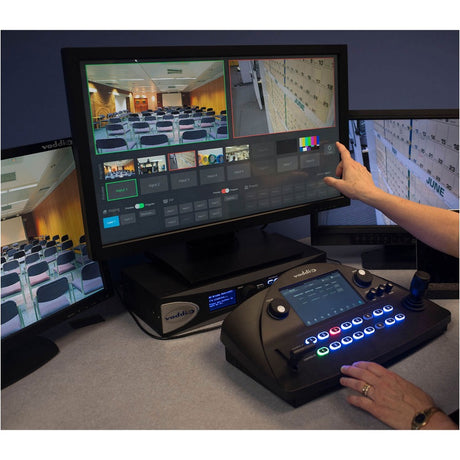 Vaddio AV Bridge MatrixMIX Production System - Includes Switcher and PCC Controller - Black — 999-5660-500