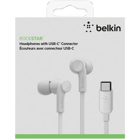 Belkin SoundForm Wired Earbuds with USB-C Connector — G3H0002btWHT