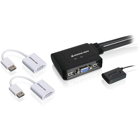 IOGEAR 2-Port VGA and DisplayPort KVM Switch Kit — GCS22DPKIT