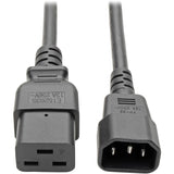 Eaton Tripp Lite Series Power Cord, C19 to C14 - 10A, 100-250V, 16 AWG, 6 ft. (1.83 m), Black — P047-006-10A