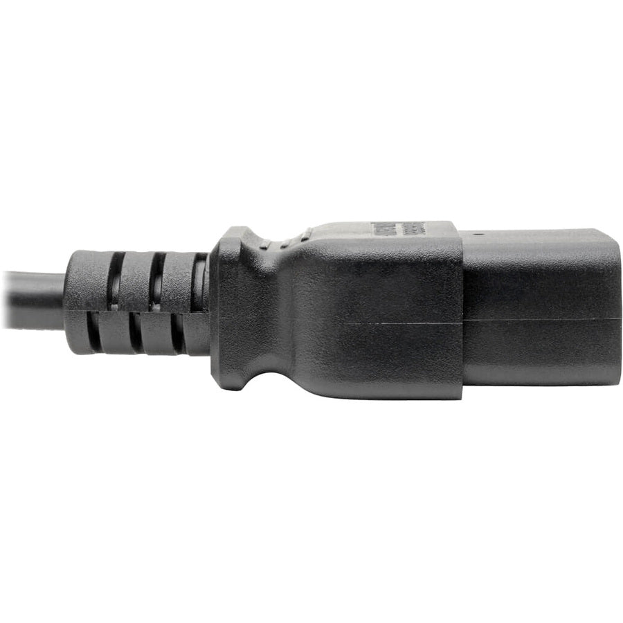Eaton Tripp Lite Series Power Cord, C19 to C14 - 10A, 100-250V, 16 AWG, 6 ft. (1.83 m), Black — P047-006-10A