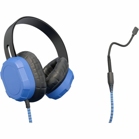 Extreme Headset w/braided cable, inline volume control and built-in microphone w/USB-C connector (Black) — MCHPXUSBC