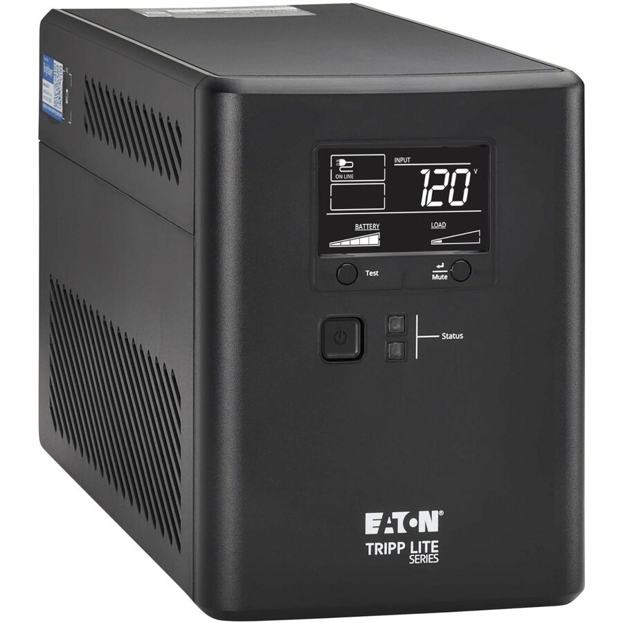 Eaton Tripp Lite Series 1440VA 1000W 120V Line-Interactive Cloud-Connected UPS with Remote Monitoring - 10 NEMA 5-15R Outlets (5 Surge + 5 Surge and Battery Backup), Extended Run, LCD, 5-15P Plug, Tower — SMART1500LCDTXC