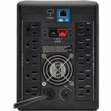 Eaton Tripp Lite Series 1440VA 1000W 120V Line-Interactive Cloud-Connected UPS with Remote Monitoring - 10 NEMA 5-15R Outlets (5 Surge + 5 Surge and Battery Backup), Extended Run, LCD, 5-15P Plug, Tower — SMART1500LCDTXC
