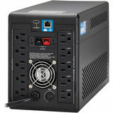 Eaton Tripp Lite Series 1440VA 1000W 120V Line-Interactive Cloud-Connected UPS with Remote Monitoring - 10 NEMA 5-15R Outlets (5 Surge + 5 Surge and Battery Backup), Extended Run, LCD, 5-15P Plug, Tower — SMART1500LCDTXC
